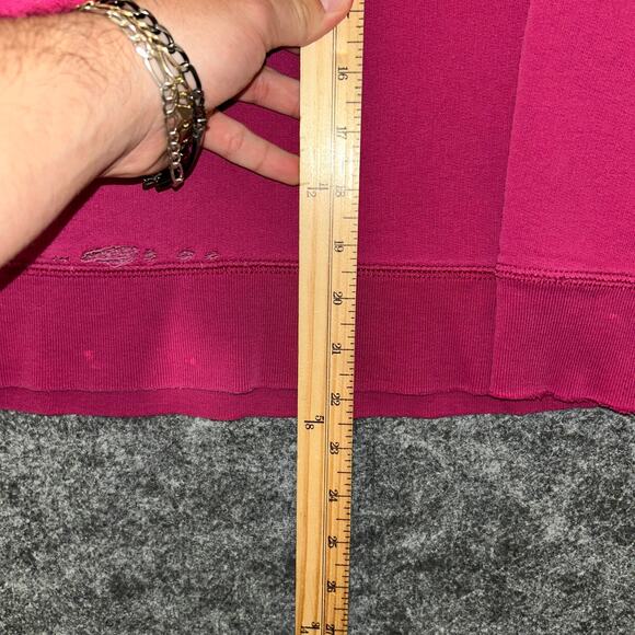 Aéropostale Pink Logo Crewneck Sweatshirt Women’s Size Medium - Picture 3 of 5